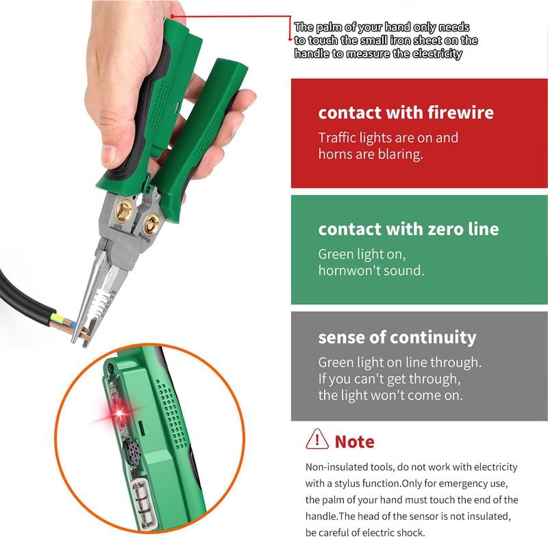 8-in-1 Electrician’s Pliers