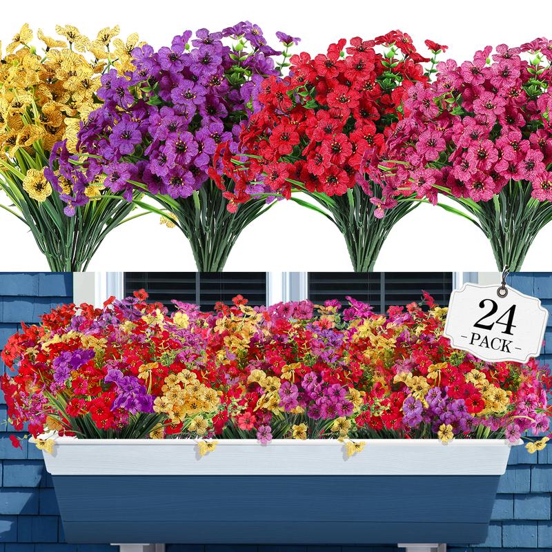 Artificial Faux Flowers for Indoorand Outdoor Decoration