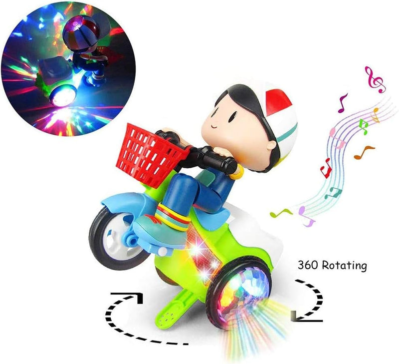 Stunt Spin Dance Electric Tricycle Toy