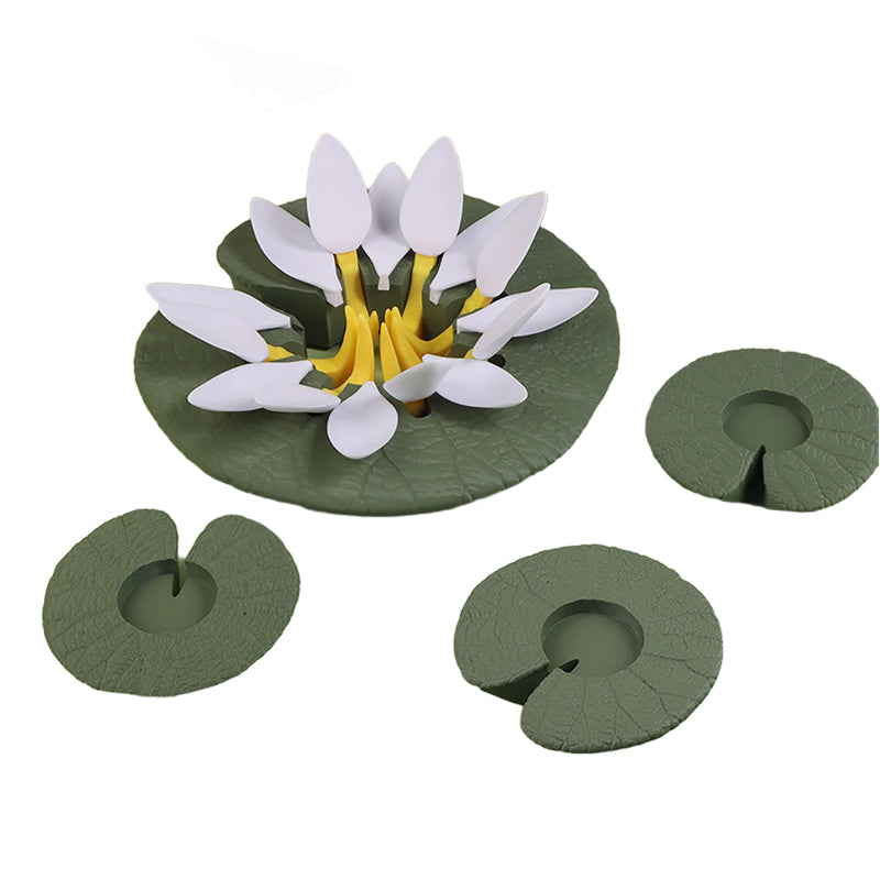 Lily Flower Wine Glass Holder for Bathroom