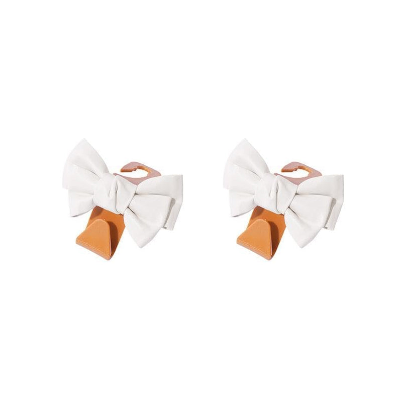 Bowknot Design Car Seat Back Hooks