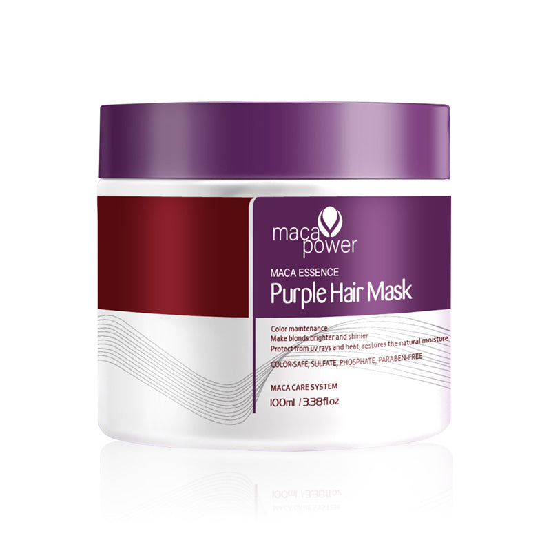 Collagen nourishing hair care deep repair purple hair mask