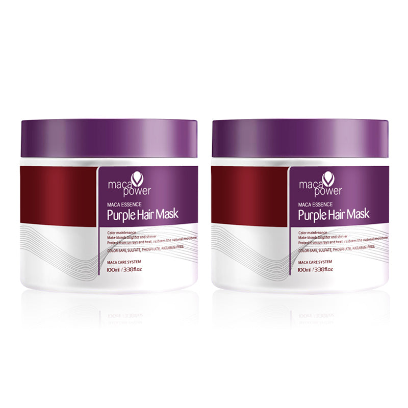Collagen nourishing hair care deep repair purple hair mask
