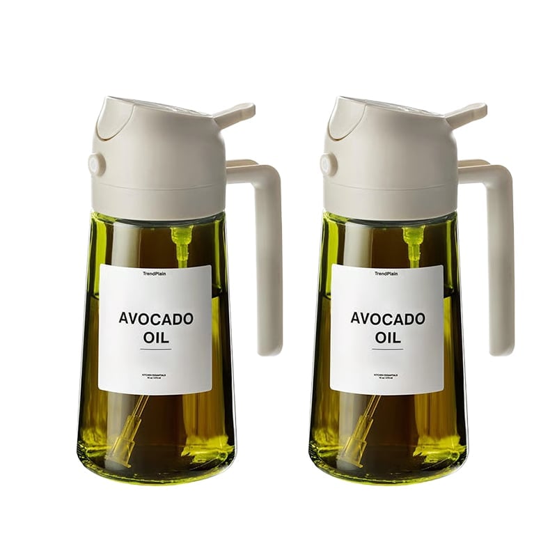 2 in 1 Glass Oil Sprayer & Dispenser