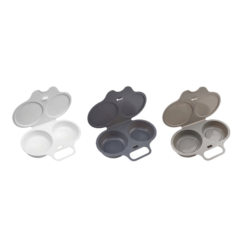 2-Egg Microwave Egg Poacher with Lid
