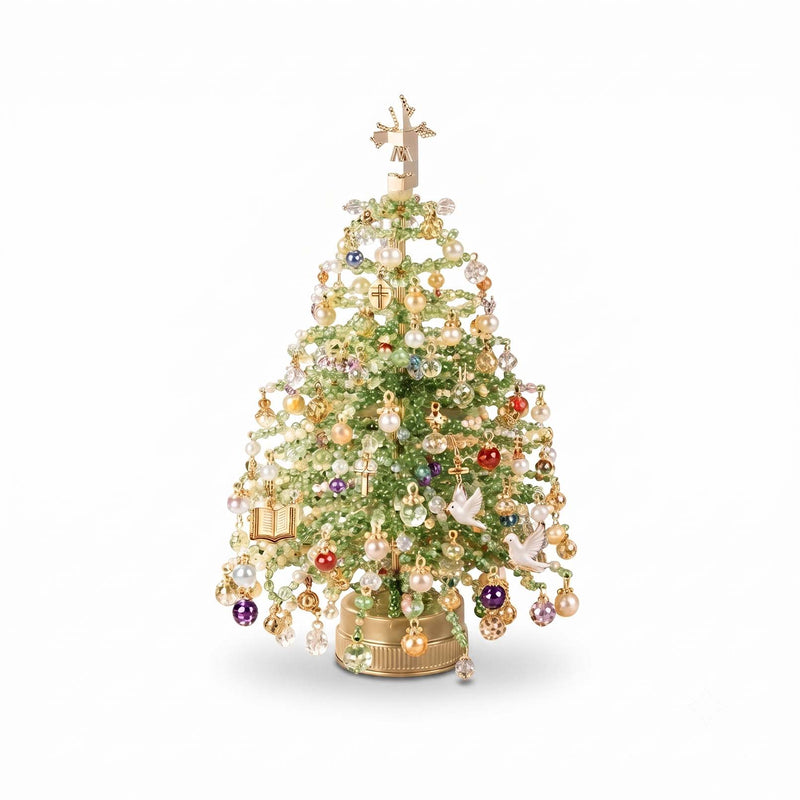 DIY Beaded Christmas Tree Ornament Craft Kit
