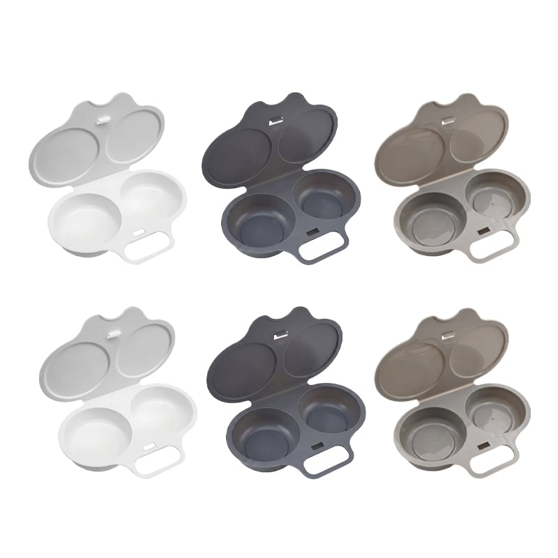 2-Egg Microwave Egg Poacher with Lid