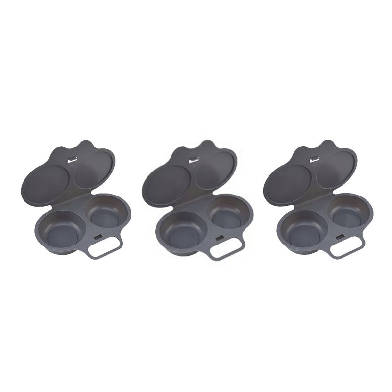 2-Egg Microwave Egg Poacher with Lid