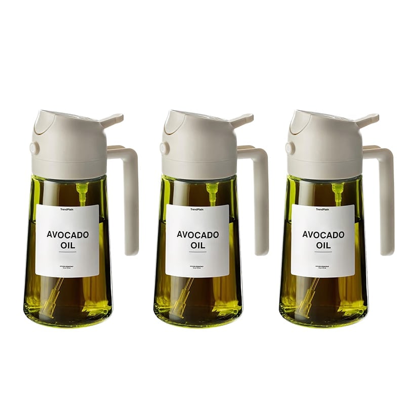 2 in 1 Glass Oil Sprayer & Dispenser