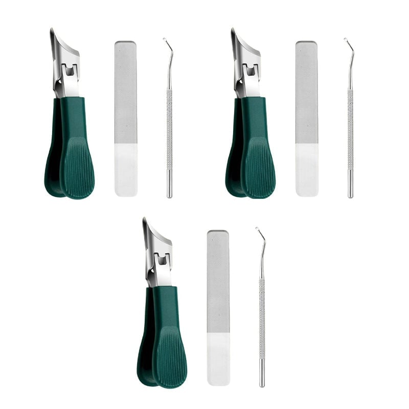 new-Three Sets Of Eagle Beak Beveled Nail Clippers