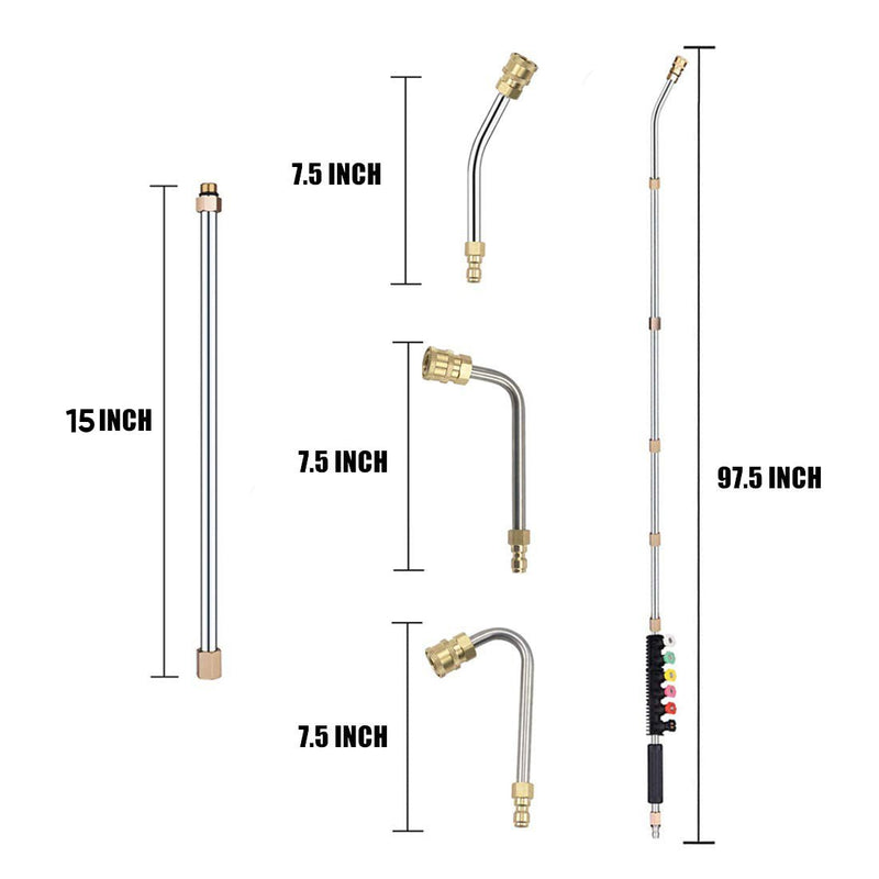 Pressure Washer Extension Wand Set