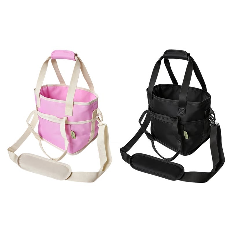 Family Size 4-Compartment Drink Carrier Bag for Coffee Cups & Tumblers