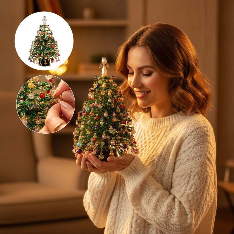 DIY Beaded Christmas Tree Ornament Craft Kit
