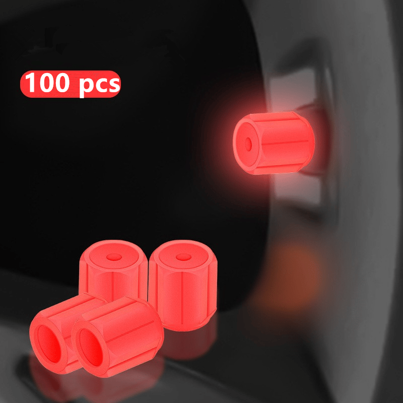 🌟Universal Fluorescent Tire Valve Caps (4 PCS/Set)