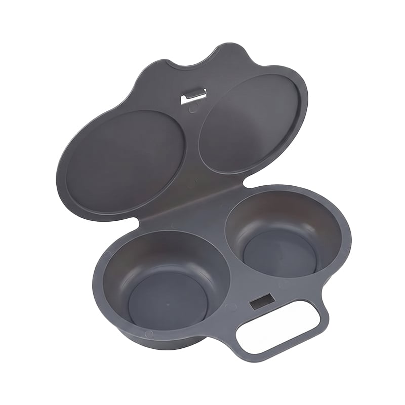 2-Egg Microwave Egg Poacher with Lid