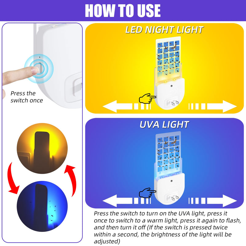 Plug-in Flying Insect Trap with Light