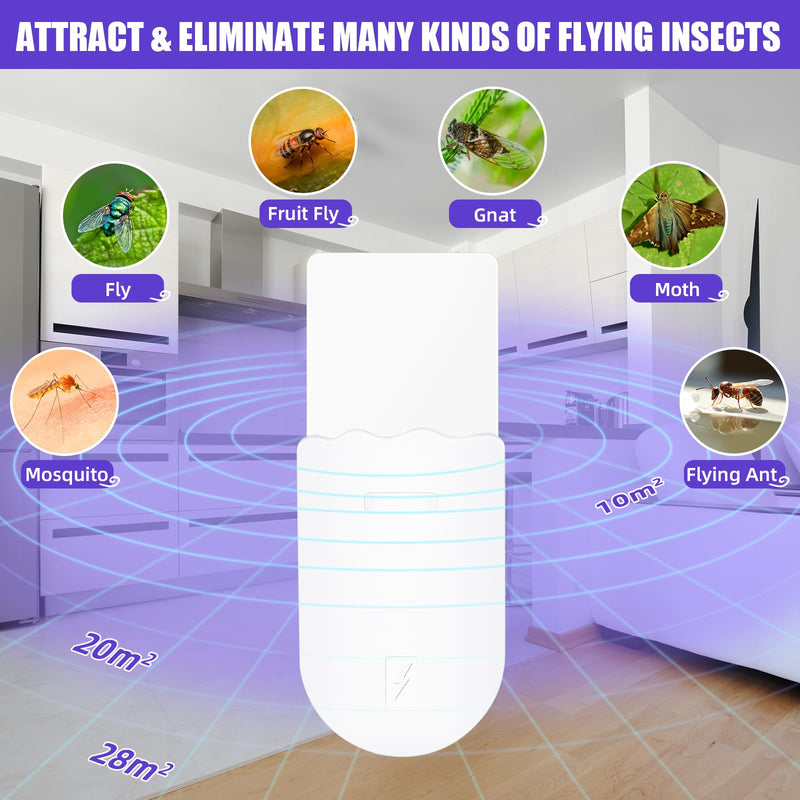 Plug-in Flying Insect Trap with Light