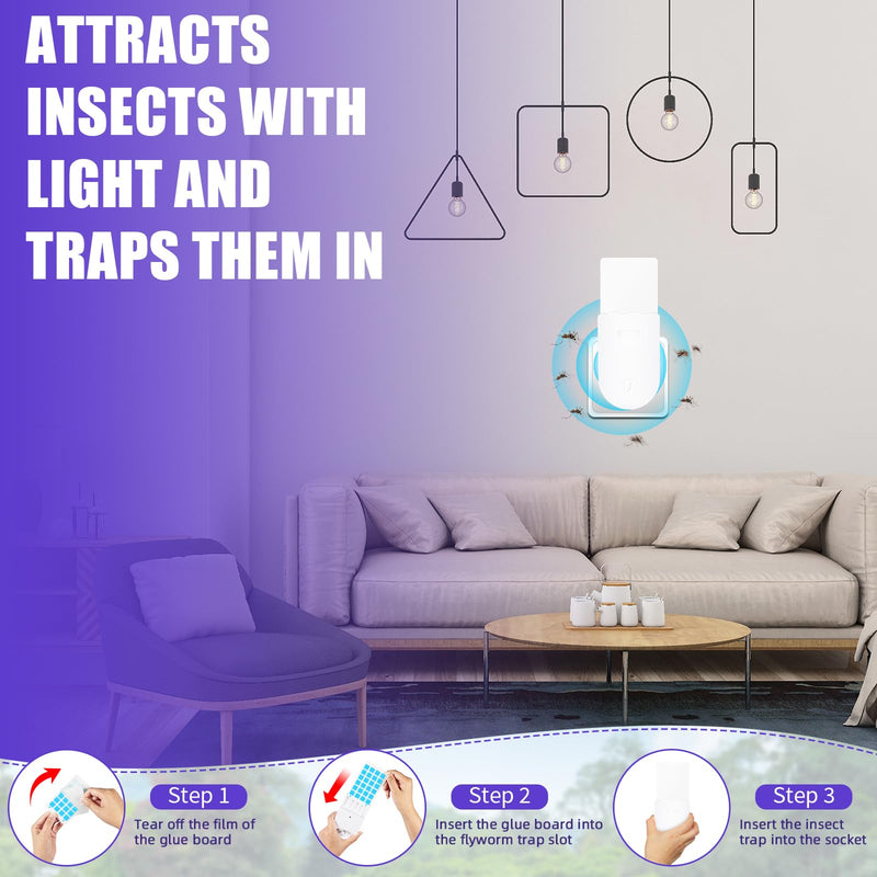 Plug-in Flying Insect Trap with Light