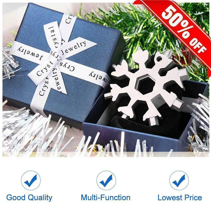 Saker® 18-in-1 stainless steel snowflakes multi-tool